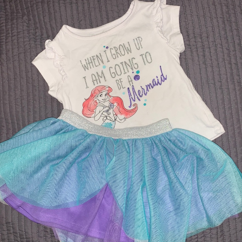 Disney little Mermaid 2pc set